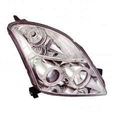 Suzuki Swift 05 Chrome Projector Headlamp w Ring